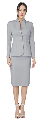 Women's Formal Office Business Work Jacket Skirt Suit Set