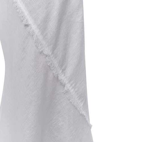 Women's Lightweight Linen Midi Skirt