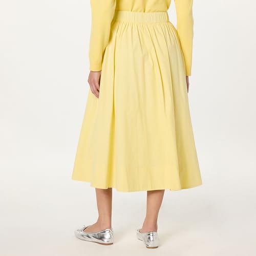 Women's Arlo Voluminous Cotton Poplin Midi Skirt