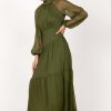 Women's Julip Sheer Long Sleeve Maxi Dress