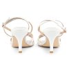 Women's Kitten Low Strappy Heels Ankle Strap Heeled Sandals