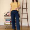 Summer Short Sleeve Sweater for Women 2025 Crew Neck Ribbed Knit Vests Trendy Pullover Tops