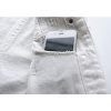 Women's Casual Denim Waistcoat Slim Fit Frayed Sleeveless Jacket Ripped Tops with Pockets