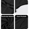 Women's Sleeveless Zip Up Hoodies Casual Loose Fit Drawstring Sweatshirts Lightweight Jackets Vest with Pockets