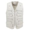 Men's Poplin Outdoors Travel Sports Multi-Pockets Work Fishing Vest