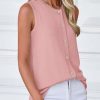 Fall Sweater Vest Women 2025 Casual Sleeveless Lightweight Button Down Knit Cardigans Shirts Ribbed Tank Tops