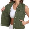 Women's Denim Vest, Sleeveless Jean Jacket (XS-XXL)
