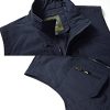 Men’s Fishing Vest Outdoor Work Quick-Dry Hunting Zip Reversible Travel Vest Jacket with Multi Pockets