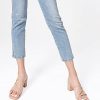 Strappy Heels For Women Low Chunky Block Heel Heeled Sandals Square Open Toe Slip On Slides Mules