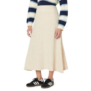 Women's Standard Sicily Linen Midi Skirt