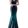 Women Sequin 1920s Formal Dresses Evening Gown Party Great Gatsby Long Mermaid Cocktail Wedding Dress