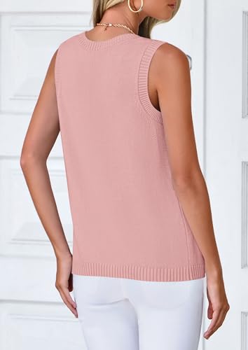 Fall Sweater Vest Women 2025 Casual Sleeveless Lightweight Button Down Knit Cardigans Shirts Ribbed Tank Tops