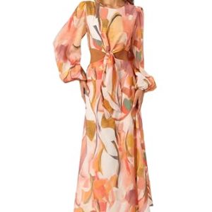 Women's Laquin Long Sleeve Maxi Dress