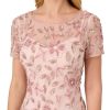Women's Beaded Gown with Godets