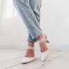 Women's Slingback Kitten Heels Pointed Closed Toe Low Stiletto Heels Dress Pumps Shoes for Women Comfortable Low Heeled Sandals