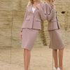 Women's 2 Piece Skirt Suit Set 2025 Business Work Blazers and Pencil Skirts