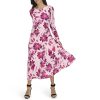 Women's Printed Long Sleeve Dress