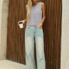 Womens Sweater Vest 2025 Summer Trendy Sleeveless Knit Button Down Tank Tops Casual Cardigan