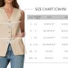2025 Women's Summer Sleeveless Vest Tops - Lightweight Fully Liend V-Neck Casual Trendy Work Jacket With Pockets