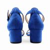 Women's Chunky Low Heels Ankle Strap Open Toe Block Heel Sandals