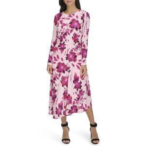 Women's Printed Long Sleeve Dress