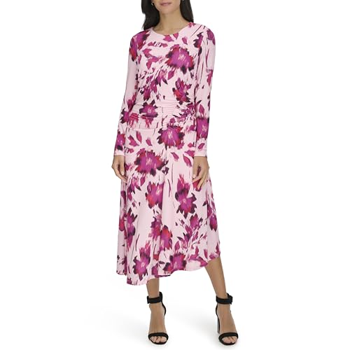 Women's Printed Long Sleeve Dress