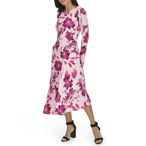 Women's Printed Long Sleeve Dress