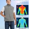 Cooling Vest for Men Hot Weather Ice Vest with 24pcs Ice Packs Lightweight & Breathable Outdoor Work Everyday Active