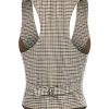 Womens Vest Top 2025 Trendy Academia Steampunk Waistcoat Racerback Vest Blazer（Runs Small, Suggest Size Up