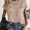 Summer Fall Short Sleeve Sweater for Women 2025 Casual Sweater Vest Cotton Knit Pullover Tank Tops Fashion Clothing
