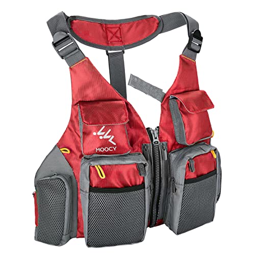 Fly Fishing Vest, Multi Pockets Jacket Fishing Vest for Men, Women