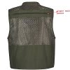 Mens Mesh Quick Dry Outdoor Work Fishing Travel Photo Vest with Multi Pockets