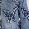 Women??s Denim Set 2 Piece Outfits Casual Denim Jacket & Mini Skirt Set Bodycon Jean Outfits with Pockets