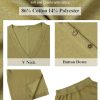 Women's 2025 Sweater Set Sleeveless Button Down Vest Wide Leg Pants 2 Piece Outfits Summer Casual Matching Loungewear
