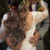 Wedding Dresses for Bride 2025 with Lace Appliques Chiffon A Line Women Dress Long Sleeves Beach Bride Dress