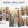 Womens Casual Summer Tops V Neck Short Sleeve Plaid Knit Vest Loose Fit Pullover Sweaters Blouses