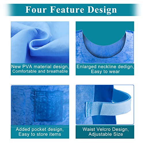 Evaporative Cooling Vest for Men Women: Water Activated Ice Cold Vest for Hot Weather
